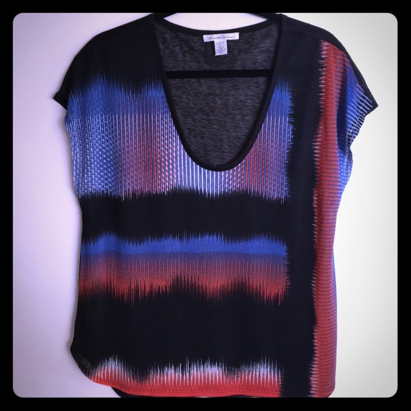 Kenneth Cole Scoop neck Blouse - Picture 1 of 6